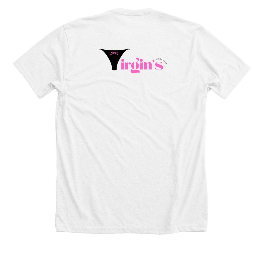White T-Shirt Back (Pink)